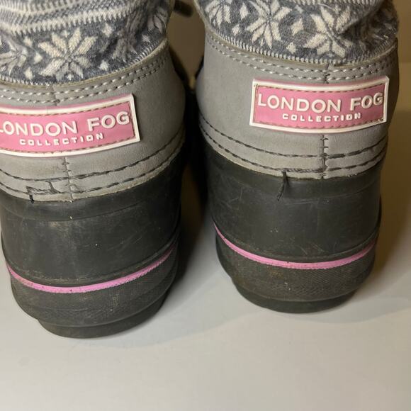 London Fog Girl’s Snow Boots Size 12 - Picture 2 of 7